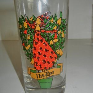 11th day of 12 days of xmas beverage glass